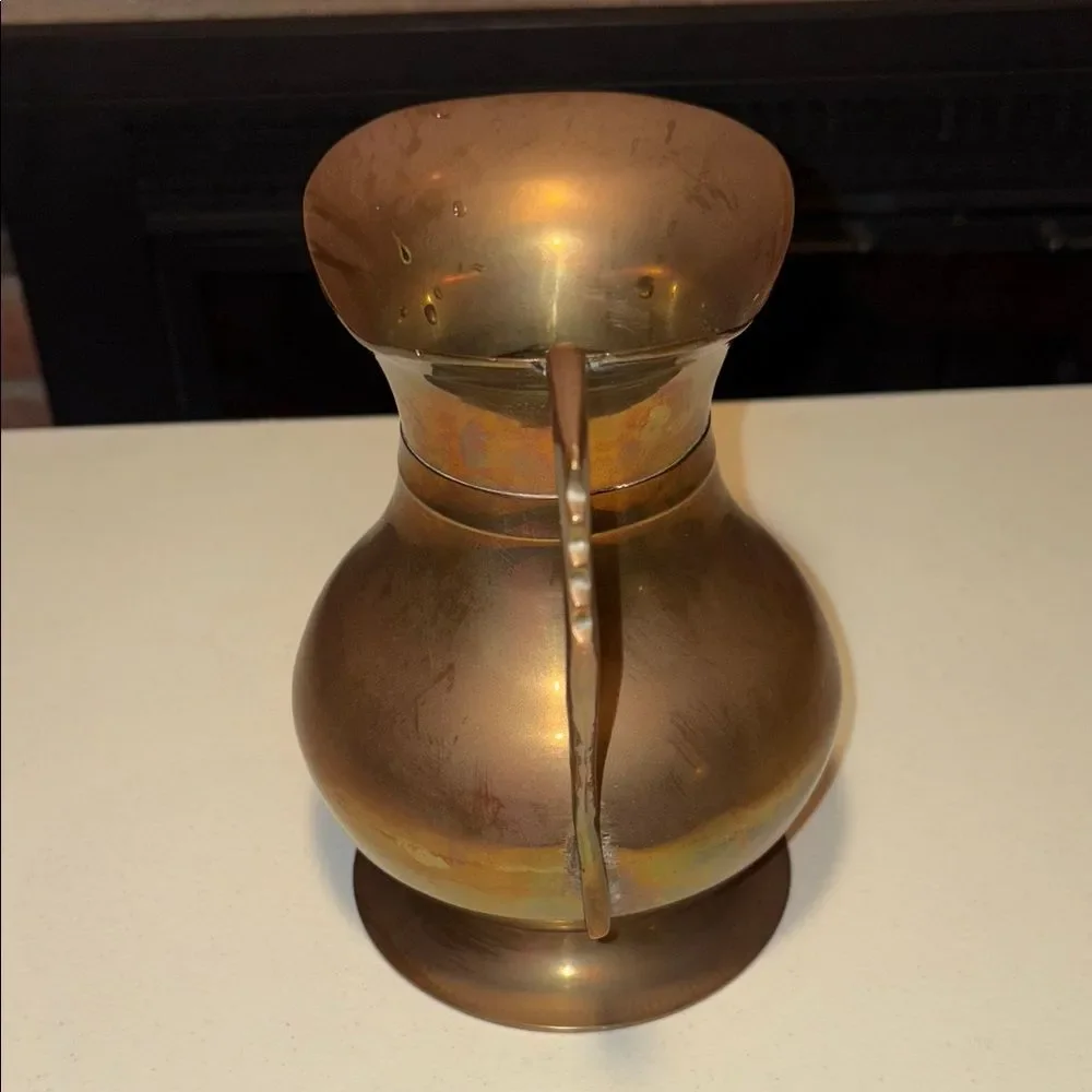 Vintage Brass Pitcher